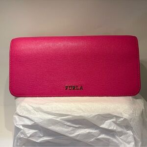Pink Furla Long Wallet
